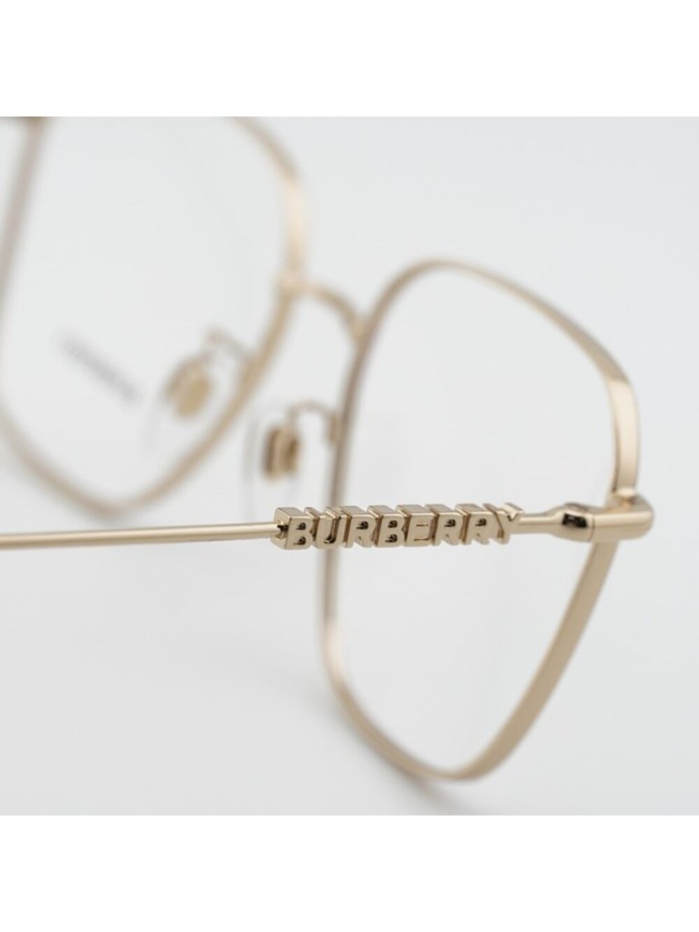 Burberry BE1382D 1357 Eyeglasses Gold / Purple 55mm Square Frame - Picture 7 of 10